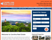 Tablet Screenshot of carolina-realestate.com